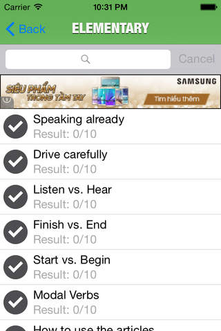 English Grammar Test - Free All - náhled