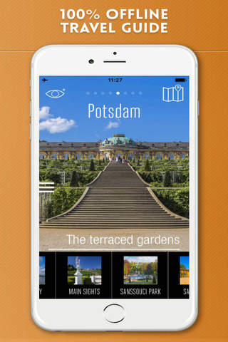 Potsdam Travel Guide and Offline City Map - náhled