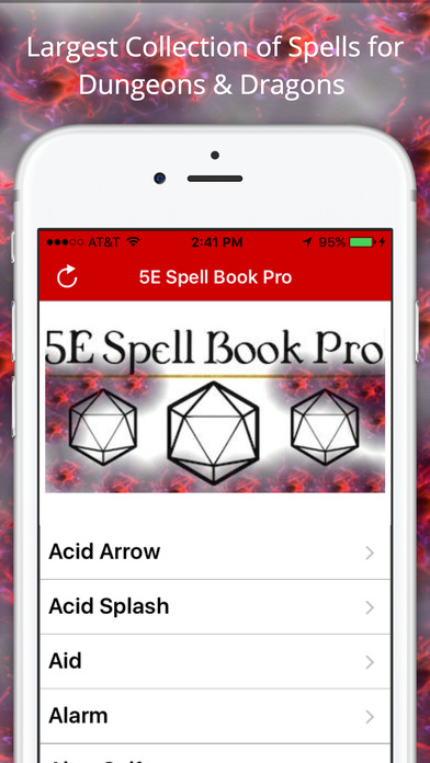 5E Spell Book Pro for Dungeons and Dragons screenshot 1