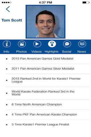 USA Karate App - náhled
