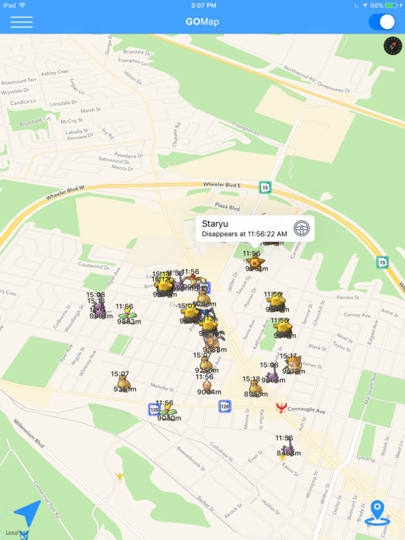 Pokemon GO Live Map