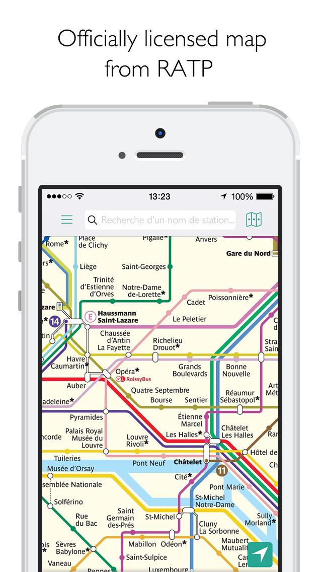Paris Metro Map and Routes screenshot 1