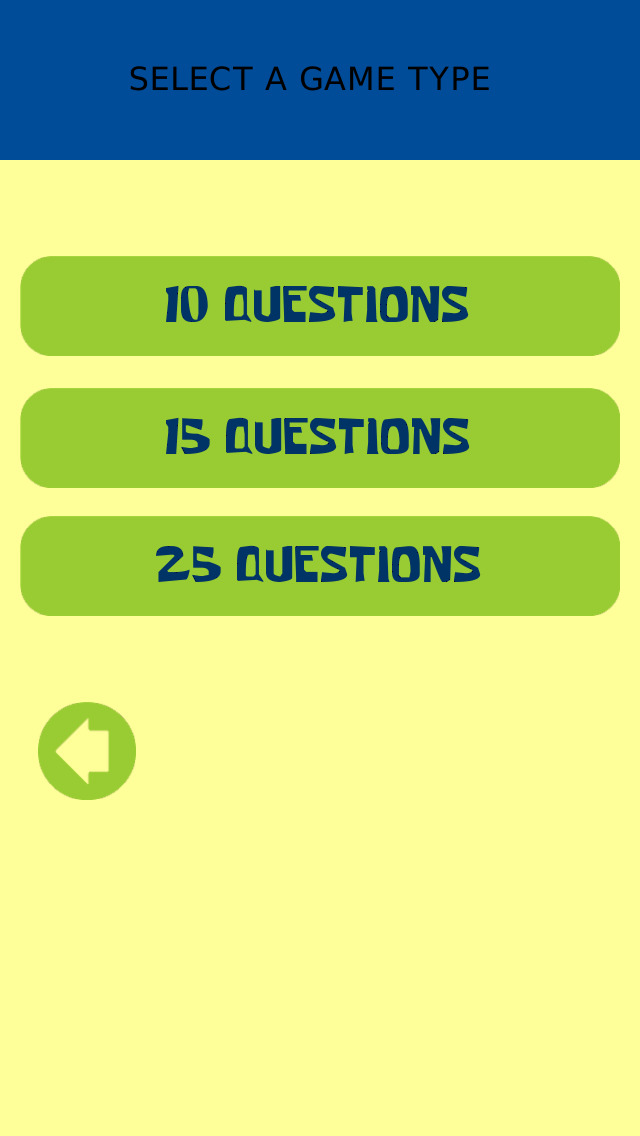 Trivia for Spongebob Fan Quiz for the TV animation series iPhone