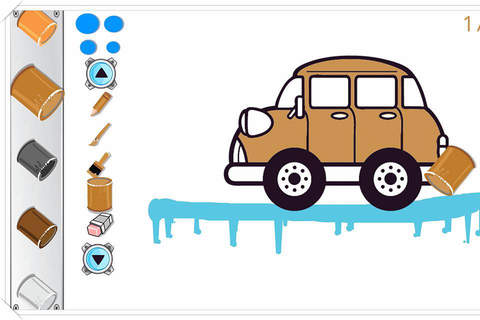 Car Coloring Painting And Drawing Game for Baby or - náhled