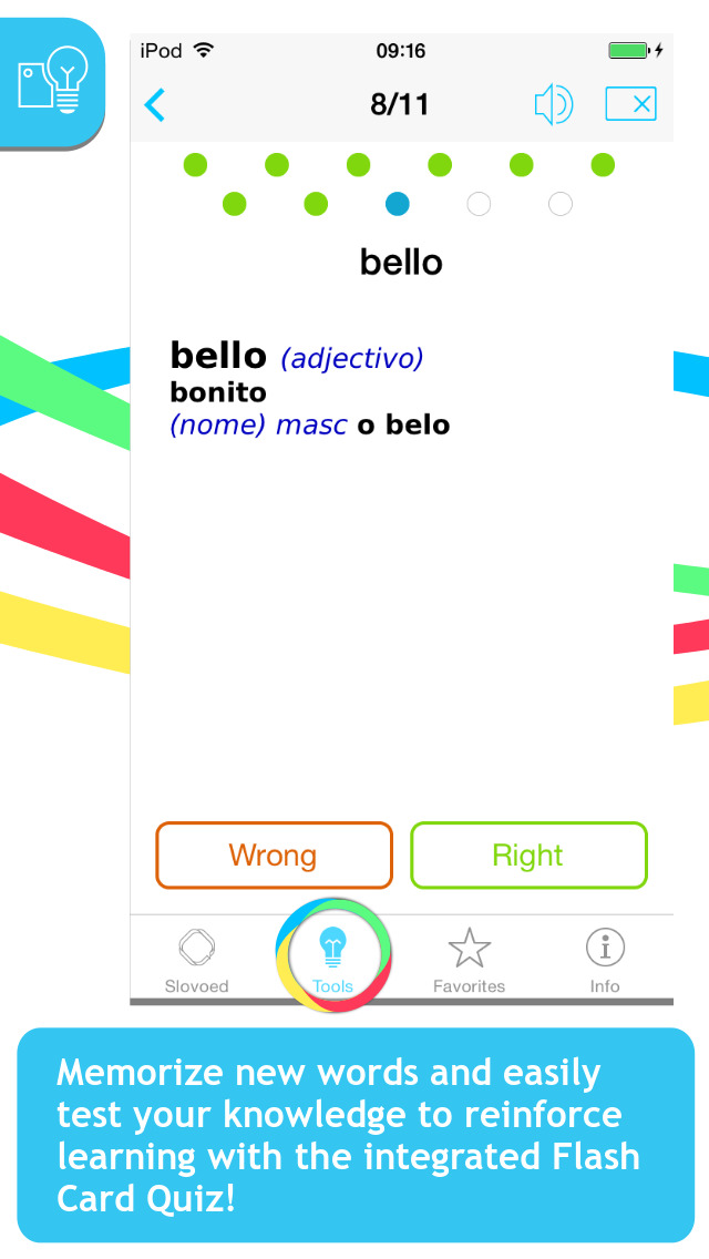 Italian <-> Portuguese Slovoed Compact talking dictionary screenshot 4