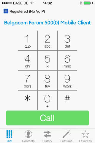 Proximus Forum 500(0) Mobile Client - náhled
