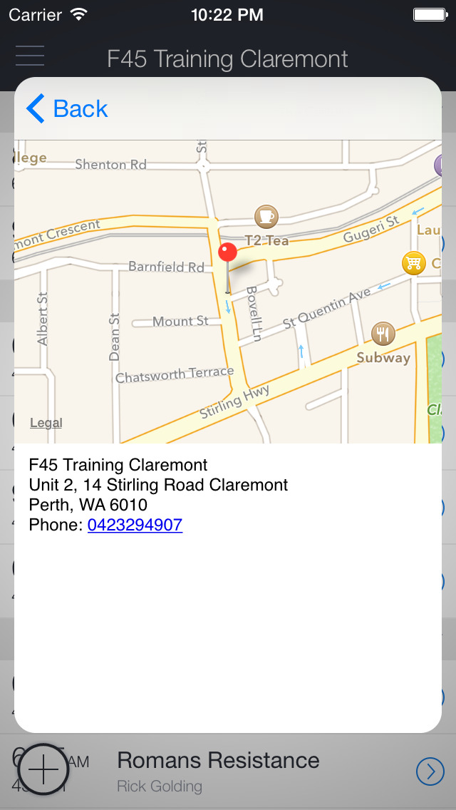 F45 Training Claremont screenshot 1