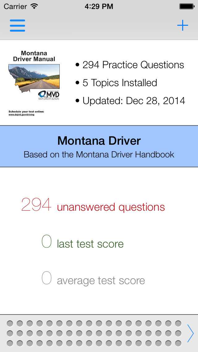 Montana DMV Test Prep screenshot 1