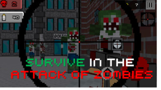 PixelSniper - Zombie Hunter Sniper Mini Survival Game screenshot 2