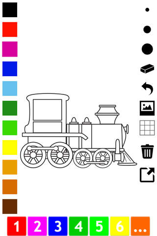 All aboard: coloring book for children with transp - náhled