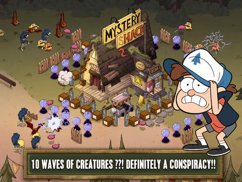 Gravity Falls Mystery Shack Attack FREE screenshot 9