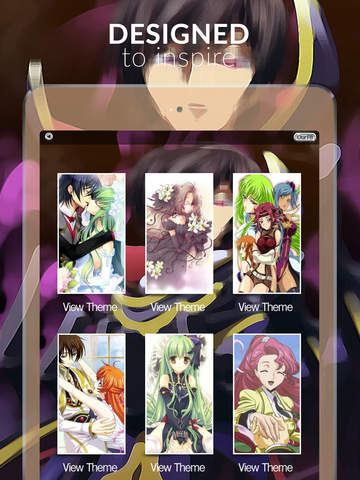 Manga & Anime Gallery - HD Retina Wallpaper Themes and Backgrounds in Code Geass Edition Style screenshot 4