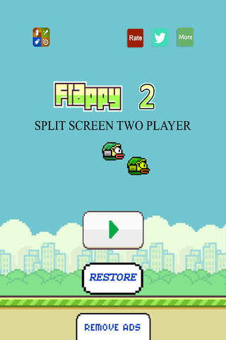 Flappy 2 Players - náhled