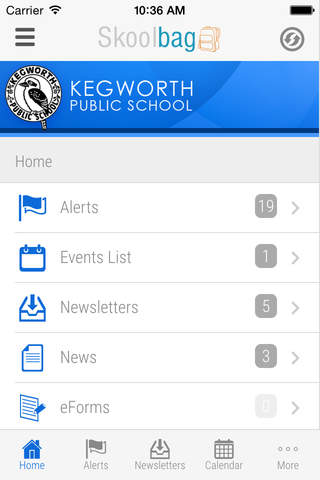 Kegworth Public School - Skoolbag - náhled