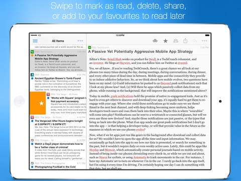 Faast: The real-time push notification app combined with a great content reader for power-users screenshot 8