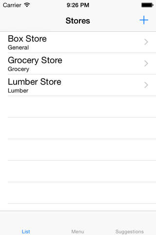 ListTastic Shopping List - náhled