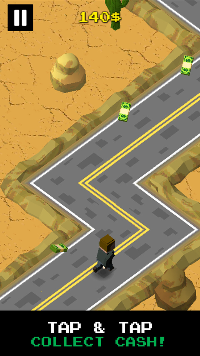 Pixel Rush & Cash - MINI RUN GAME screenshot 2