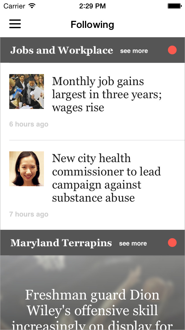 The Baltimore Sun screenshot 4