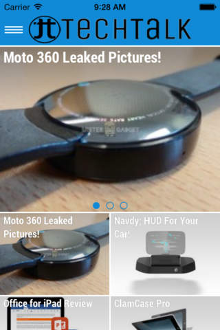 TechTalk App - náhled