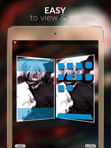 Manga & Anime Gallery - HD Retina Wallpaper Themes and Backgrounds in Tokyo Ghoul Collection Style screenshot 6