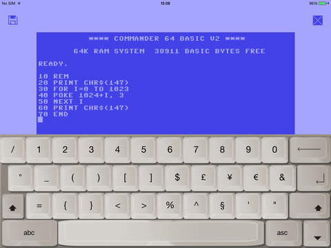 Early Computers – 8 bit Vintage Text Editor & Old Keyboard for Retro ASCII Art Graphics screenshot 3
