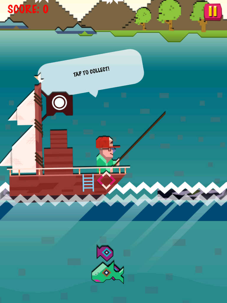 App Shopper: Mr. Man 8 Adventure - Splashy Bit Fishing 3D Game (Games)