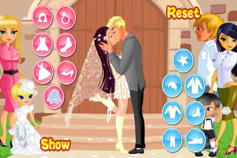Wedding Kiss Dress Up - náhled