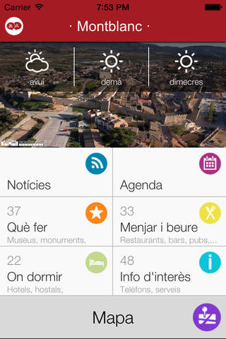 Montblanc APP - náhled