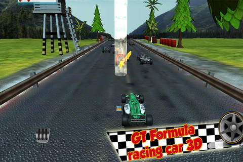 `GT Formula racing car 3D - náhled