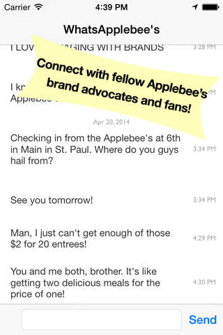 WhatsApplebee's - náhled