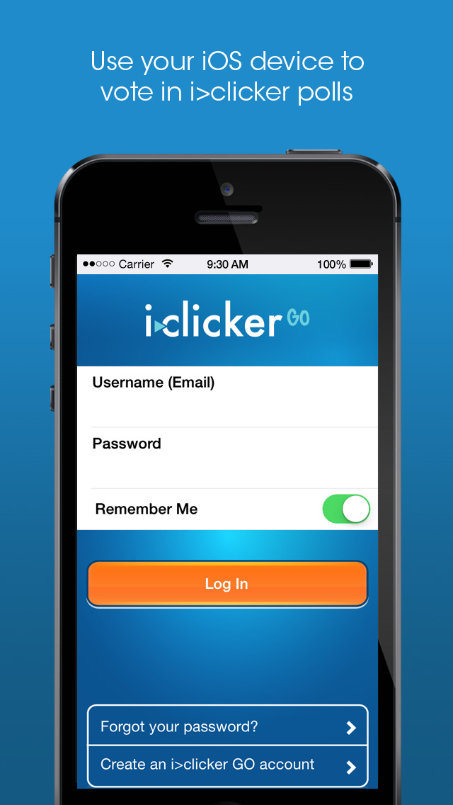 i>clicker GO – Mobile Classroom Clicker screenshot 1