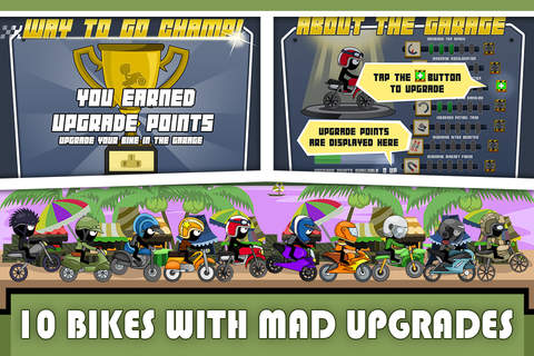 A Stickman Stunt Bike: Moto-cross Trick Rider Xtre - náhled