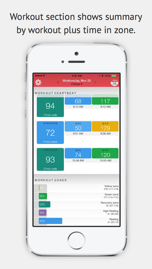 HeartWatch: Heart Rate Tracker screenshot 2