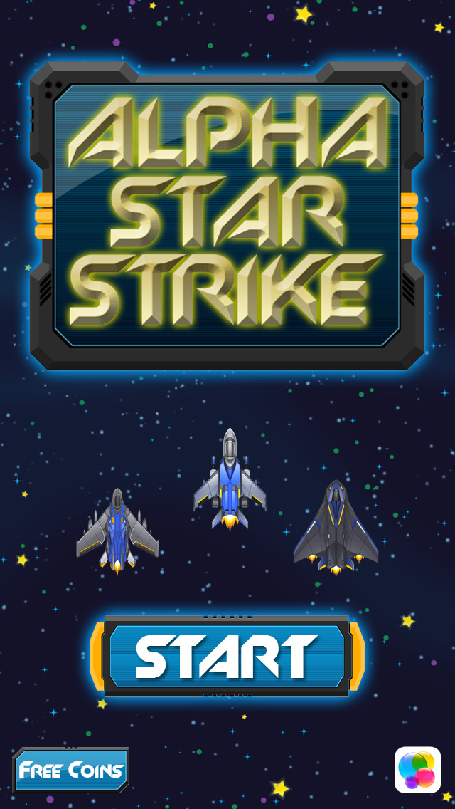 Alpha Star Strike - Galaxy War Outer Space Star Shooter screenshot 4.