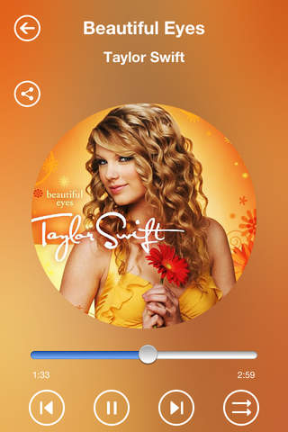 iMusic Player - náhled