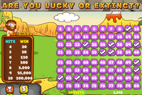 Caveman Keno Casino FREE - Double Bonus Fun with G - náhled