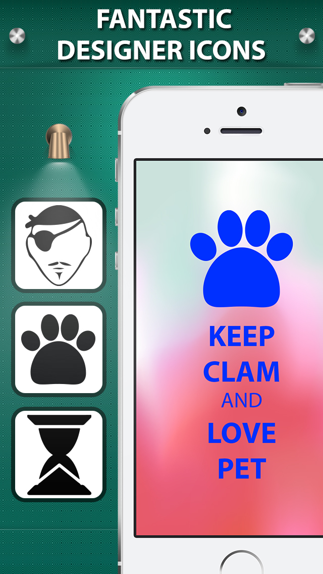 Keep Calm And Carry On Wallpapers & Posters Creator with Funny Icons & Logos screenshot 4