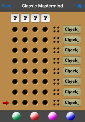 Classic Mastermind - náhled