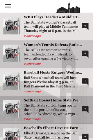 Ball State Sports Link - náhled