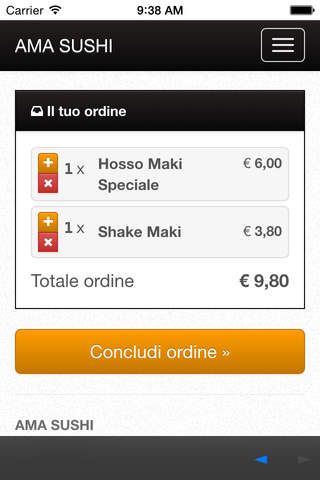 Ama Sushi Genova - Ordina online - náhled