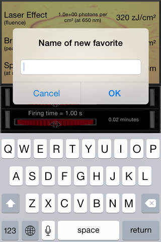 Laser Effect Calculator - náhled