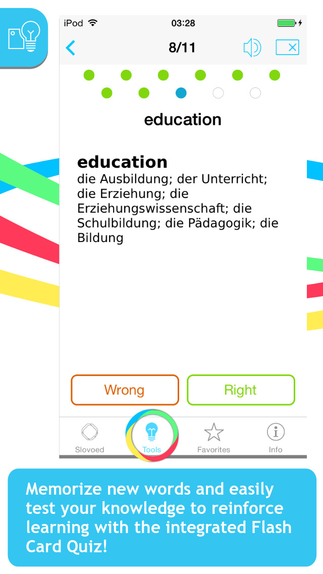 English <-> German Slovoed Compact talking dictionary screenshot 4