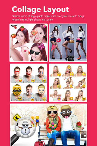 Emoji Selfie - 1000+ Emoticons & Face Makeup + Col - náhled