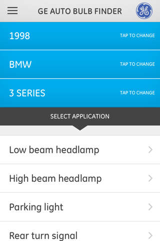 GE Auto Bulb Finder - náhled