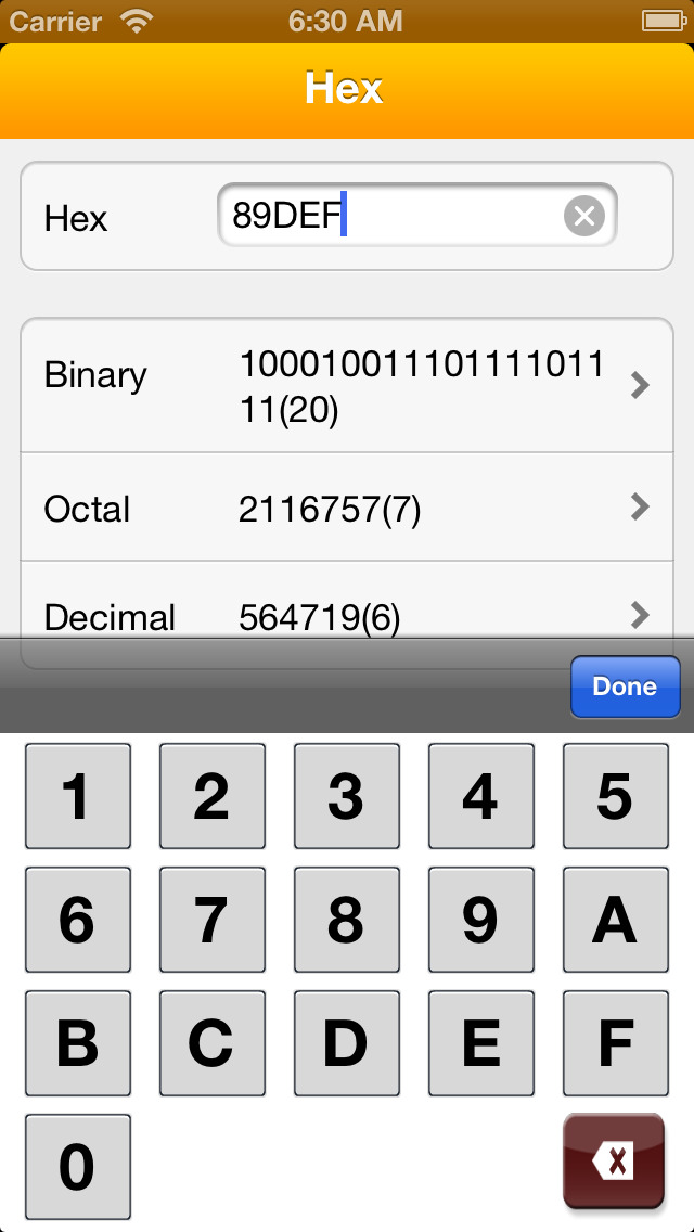 Binary Octal Decimal Hex Calculator Apps 148Apps