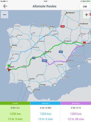 CoPilot Iberia - GPS Navigation & Offline Maps screenshot 8