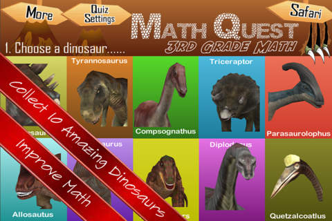 Math Quest Third Grade Free - náhled
