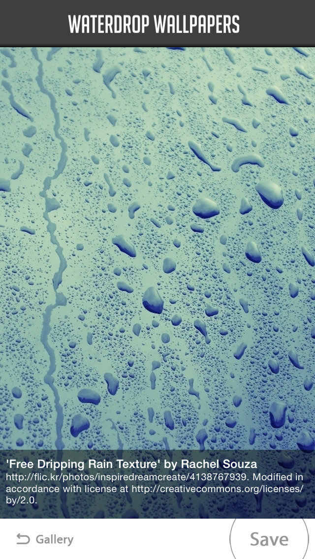 Waterdrop Wallpapers screenshot 3