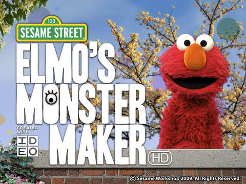 Elmo's Monster Maker HD screenshot 1
