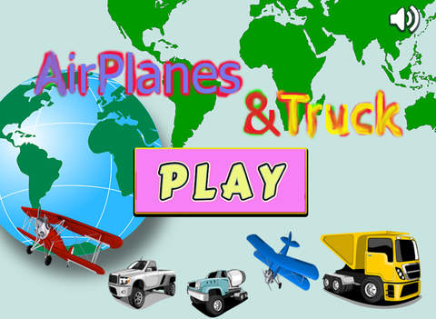 Fantasy AirPlanes And Truck Matching Cards Games f - náhled